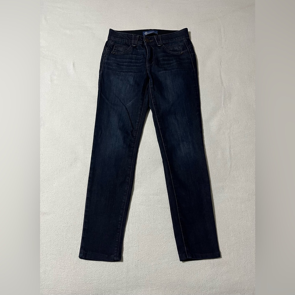 Democracy Size 2 (27x27) Ab Solution Booty Lift‎ Jegging Dark Blue B1105ADBX